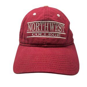 Northwest College Trappers The Game Split Bar Strapback Hat Cap Vintage Dad 90's